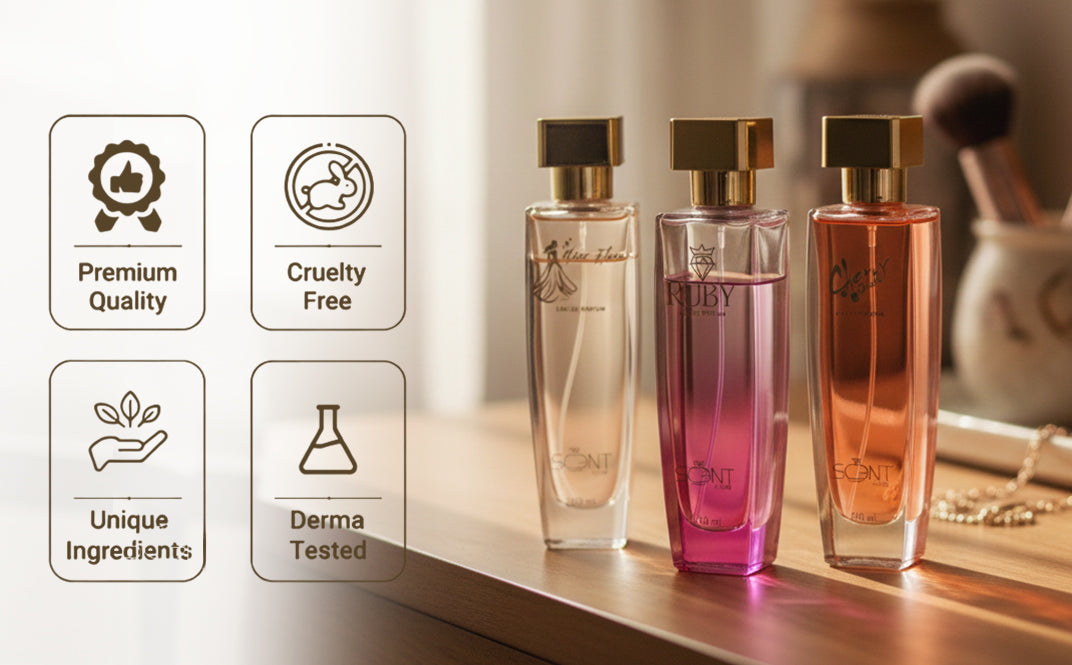 Ruby, Miss Flora & Cherry Crush Women’s Combo Set Eau De Perfume banner