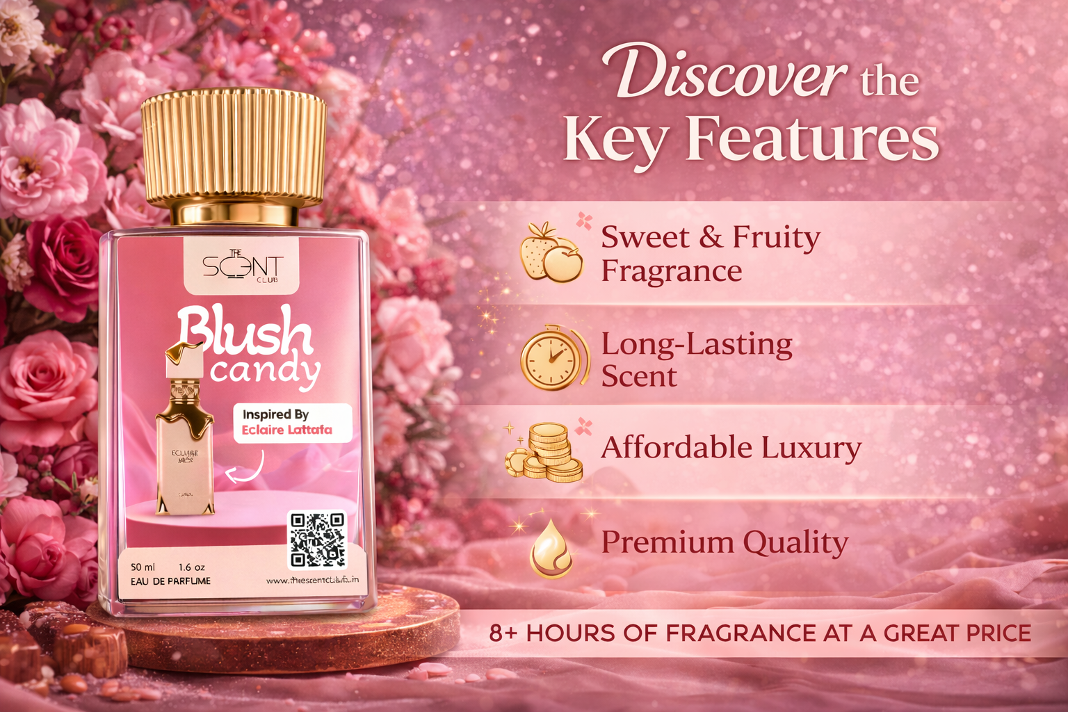 Blush Candy by Eclaire Lattafa - Eau De Perfume banner