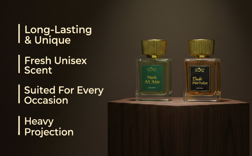Musk Al Abir & Oudh Marhaba Eau De Parfum Combo Set banner